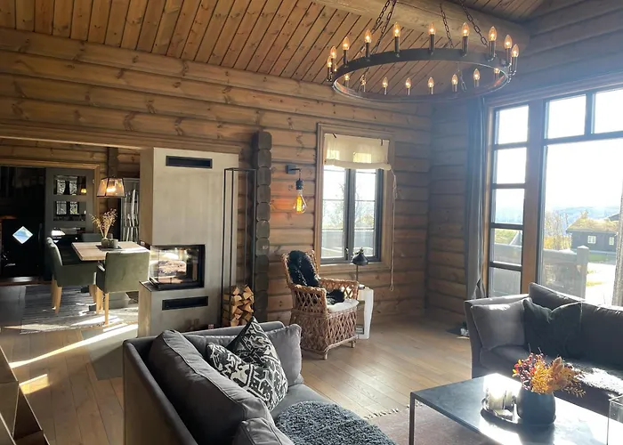 بيت للعطل Fjellhytte Med 4 Soverom, Sauna, Peis Og Terrasse