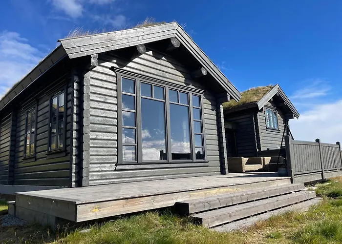 Fjellhytte Med 4 Soverom, Sauna, Peis Og Terrasse