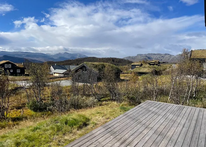 Fjellhytte Med 4 Soverom, Sauna, Peis Og Terrasse *